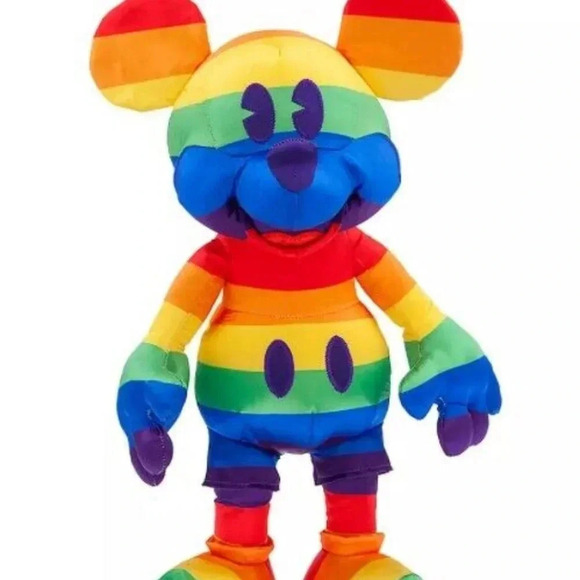 Disney Other - NEW Disney Rainbow Collection Mickey Mouse 15.5" Plush Dolls